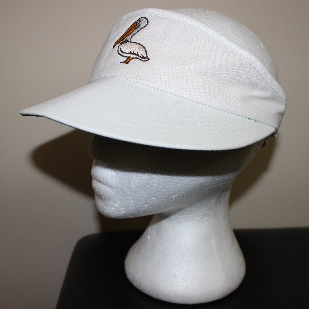 3/$118❤️unused vintage Pelican Duckster adjustable sun visor Golf Country Club